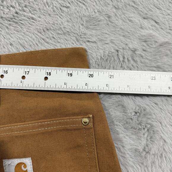 Vintage Carhartt Pants Mens 42x32 Brown B01 Loose Fit Double Knee Work USA - Picture 12 of 15